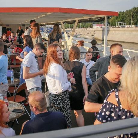 Клуб знакомств «Дуэт»: Праздничная вечеринка в День города  на Теплоходе "Романтика".